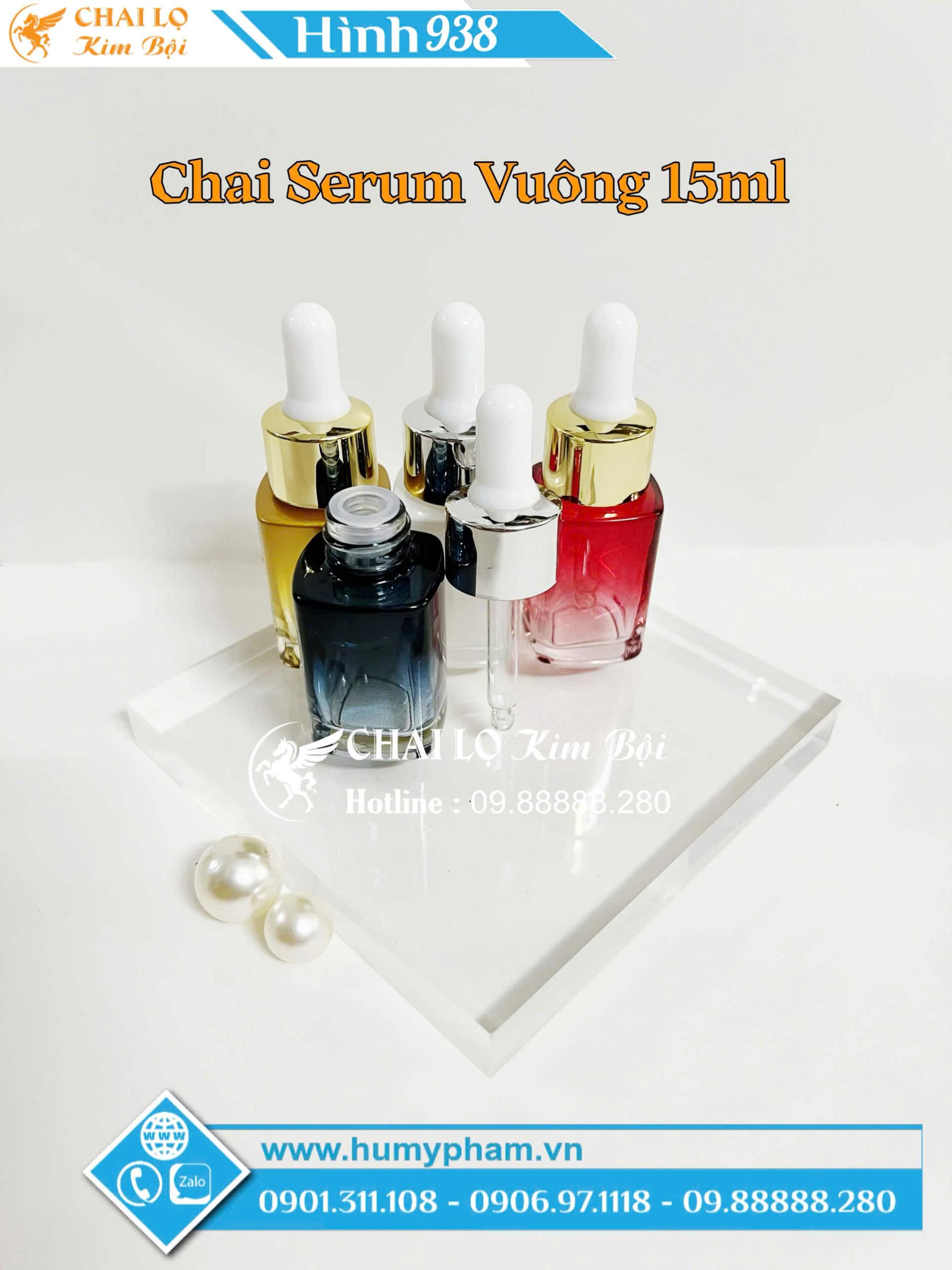 chai chiết serum