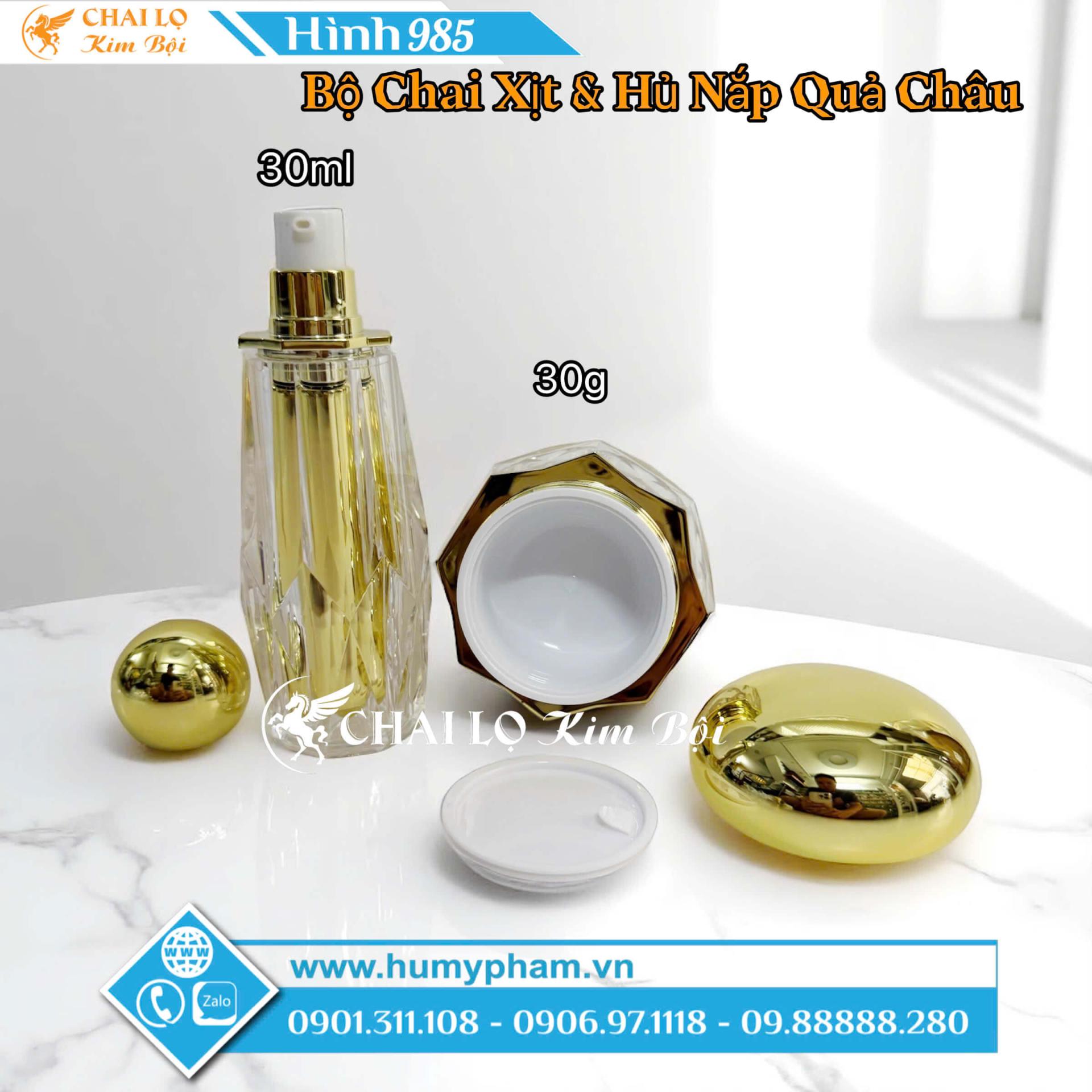 hũ chiết mỹ phẩm cao cấp