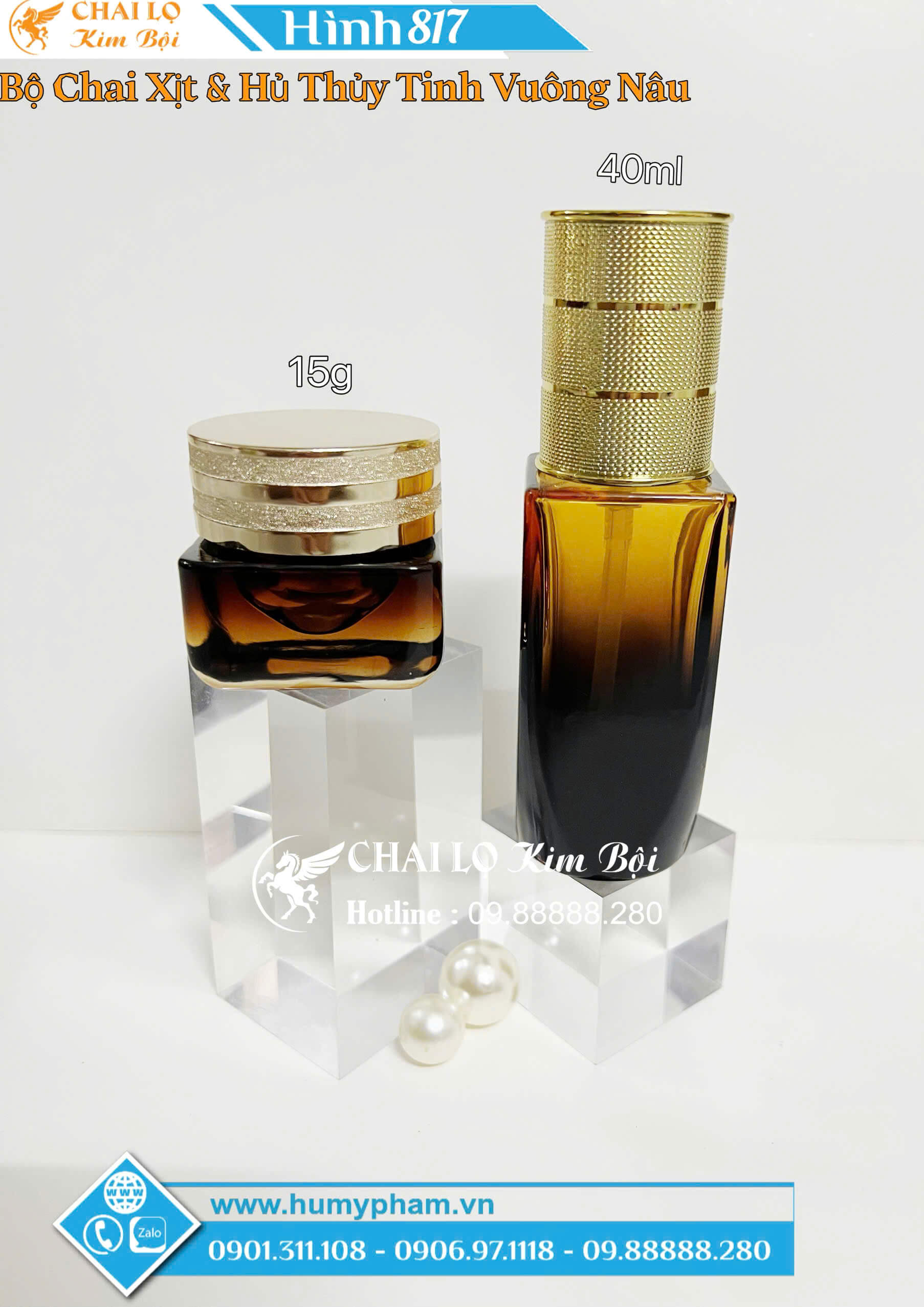 chai lọ thủy tinh
