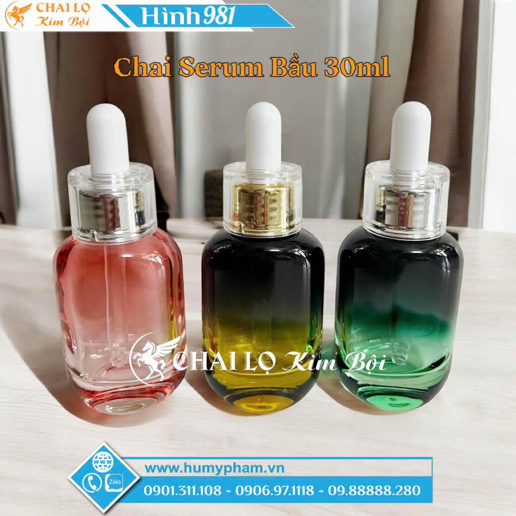 chai serum 30ml bầu