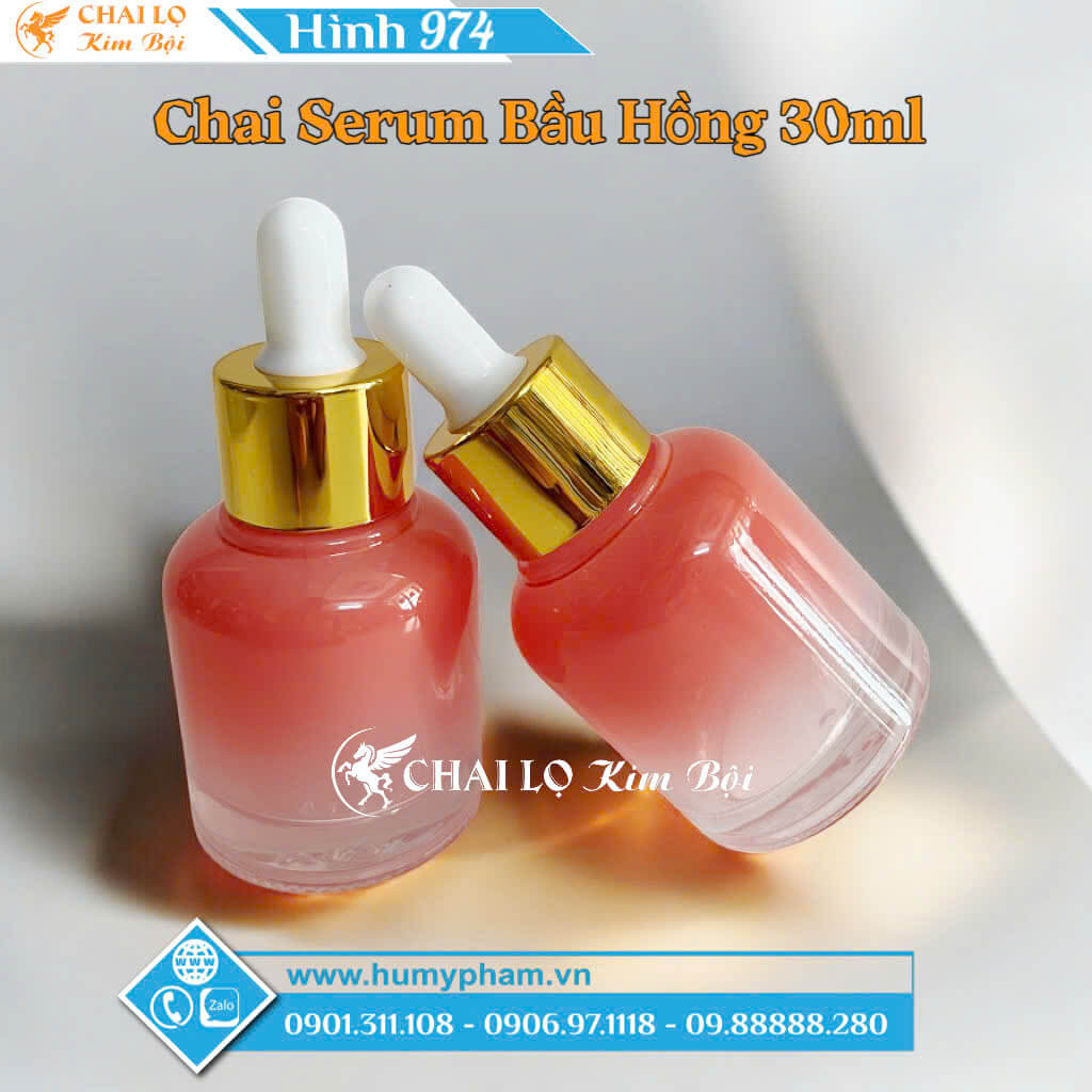 chai serum bầu hồng