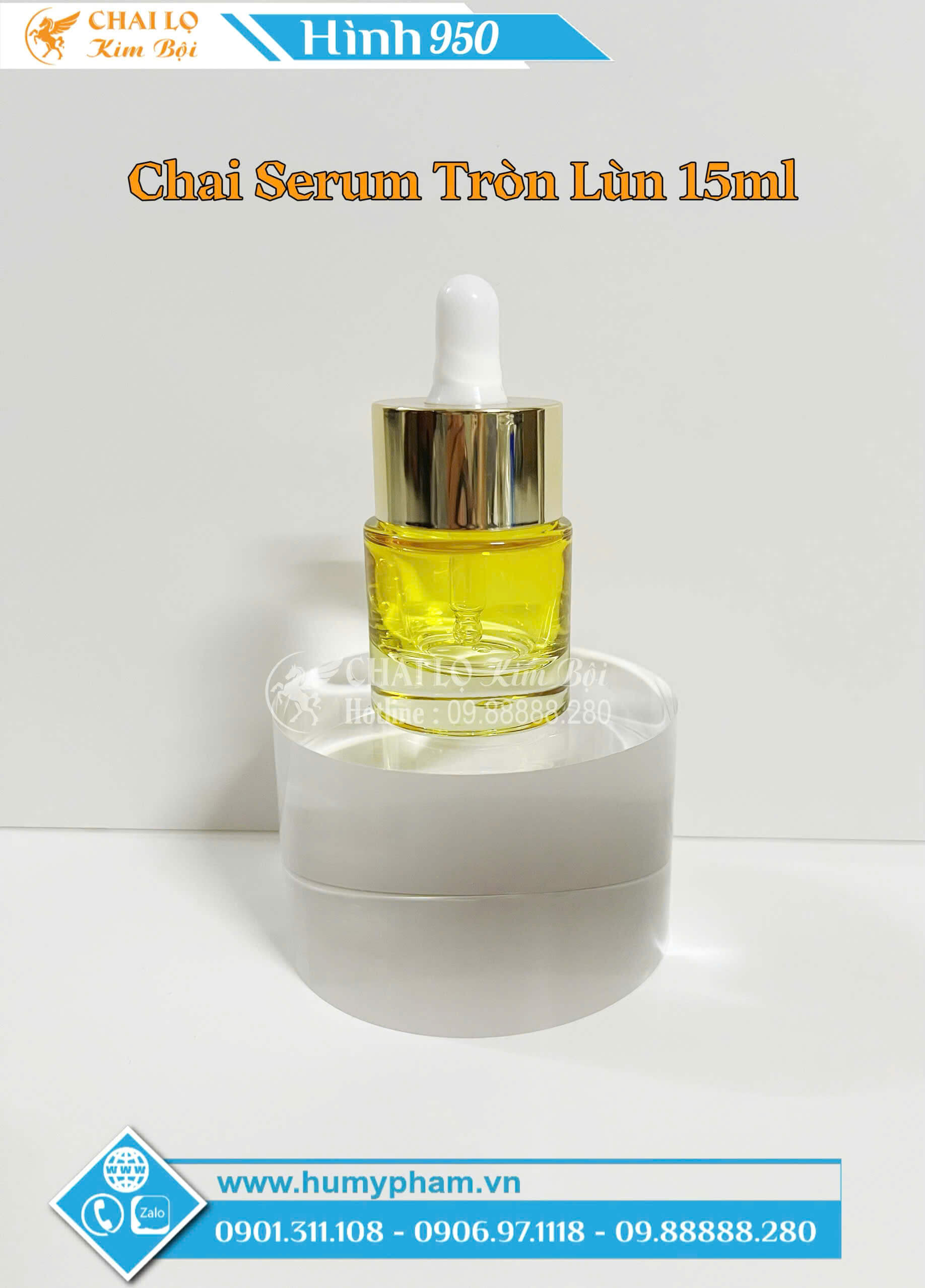 chai chiết serum