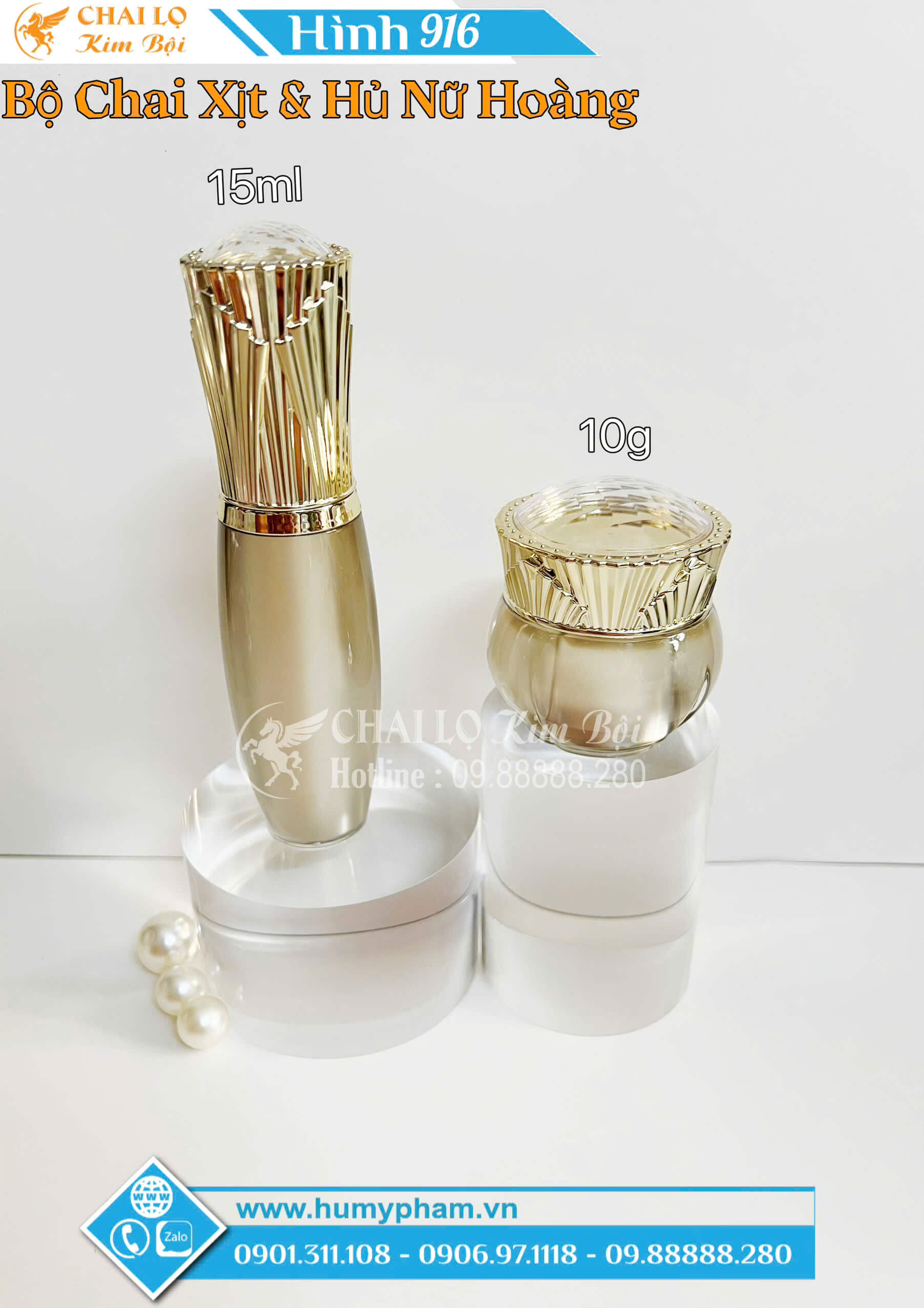bộ chai lọ cao cấp