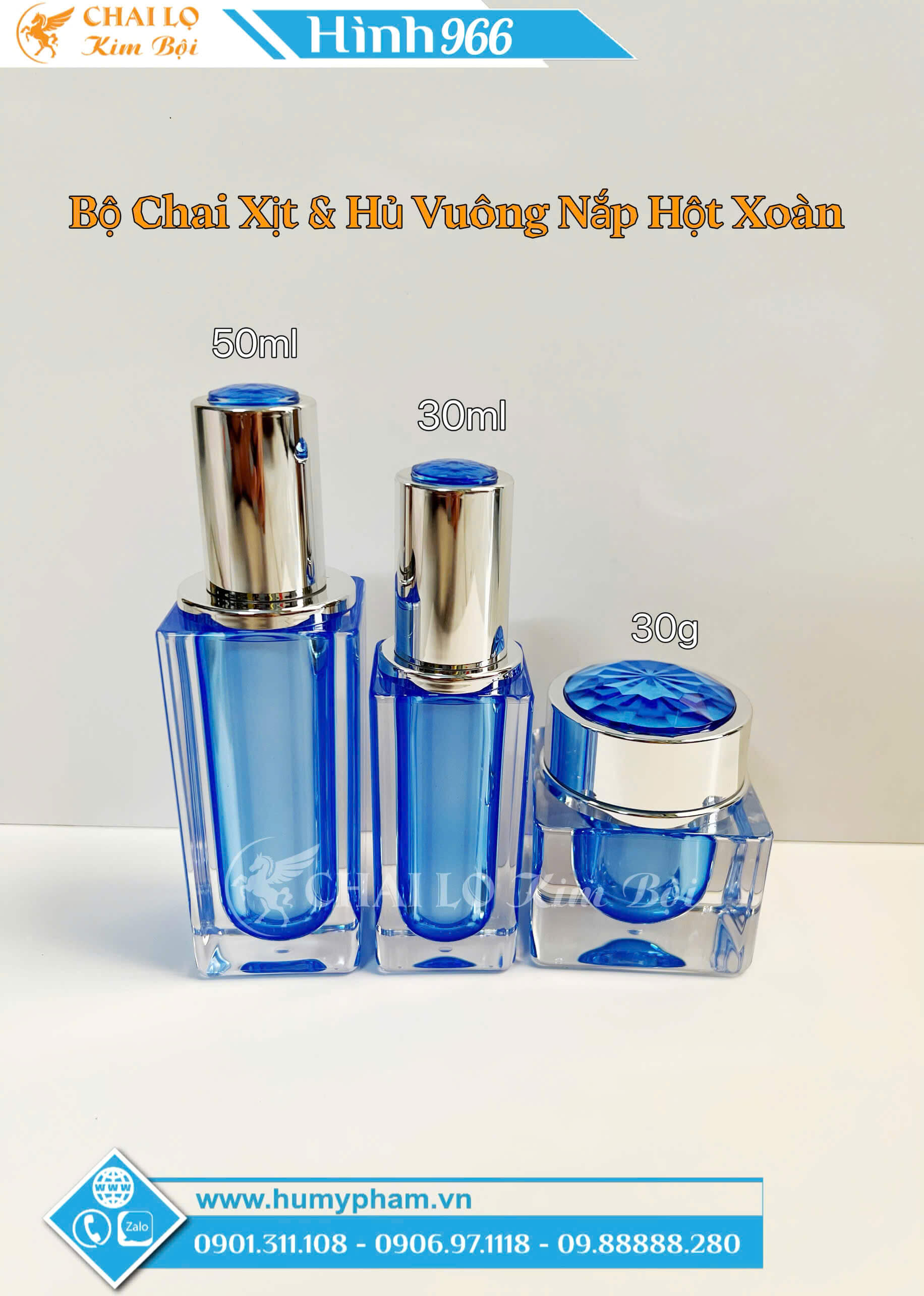 set bộ chai lọ chiết mỹ phẩm cao cấp