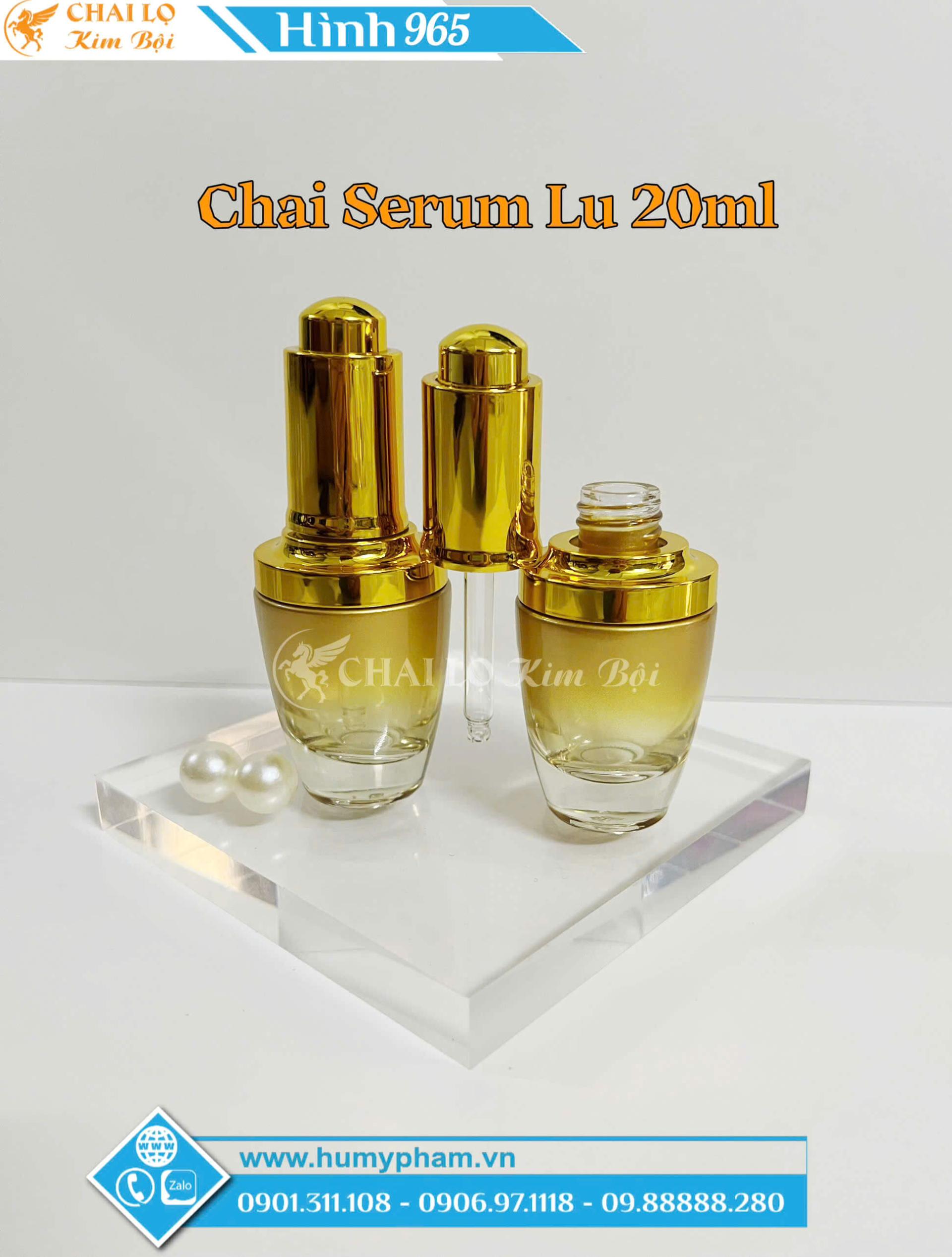 chai serum bầu 20ml