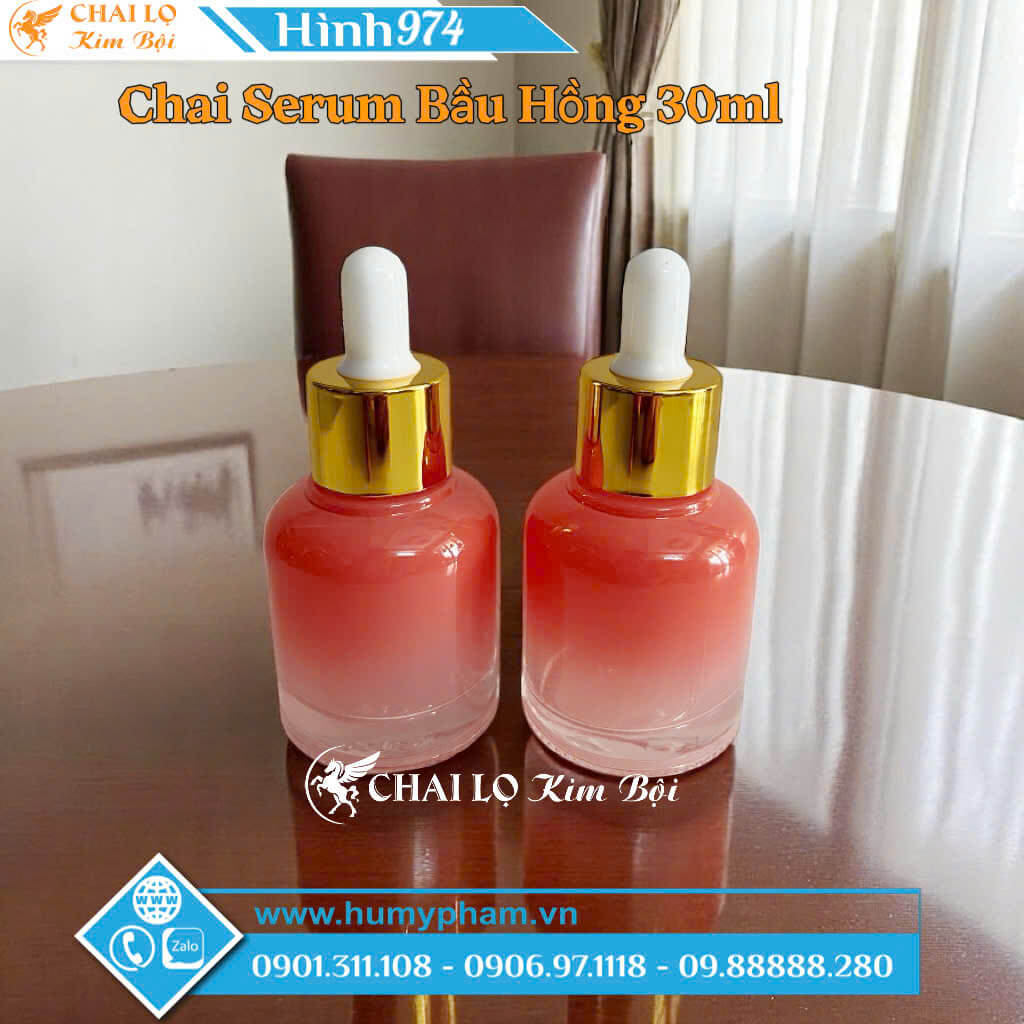 chai seum bầu hồng 30ml