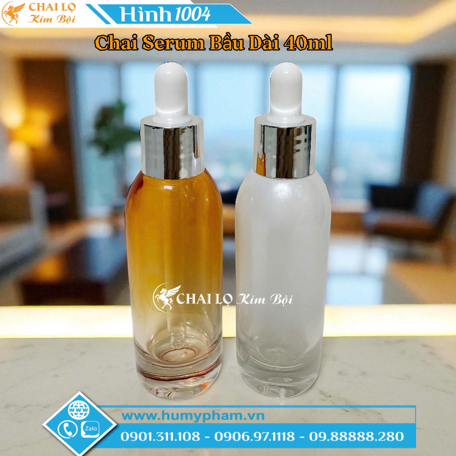 Chai Serum Bầu Dài 40ml