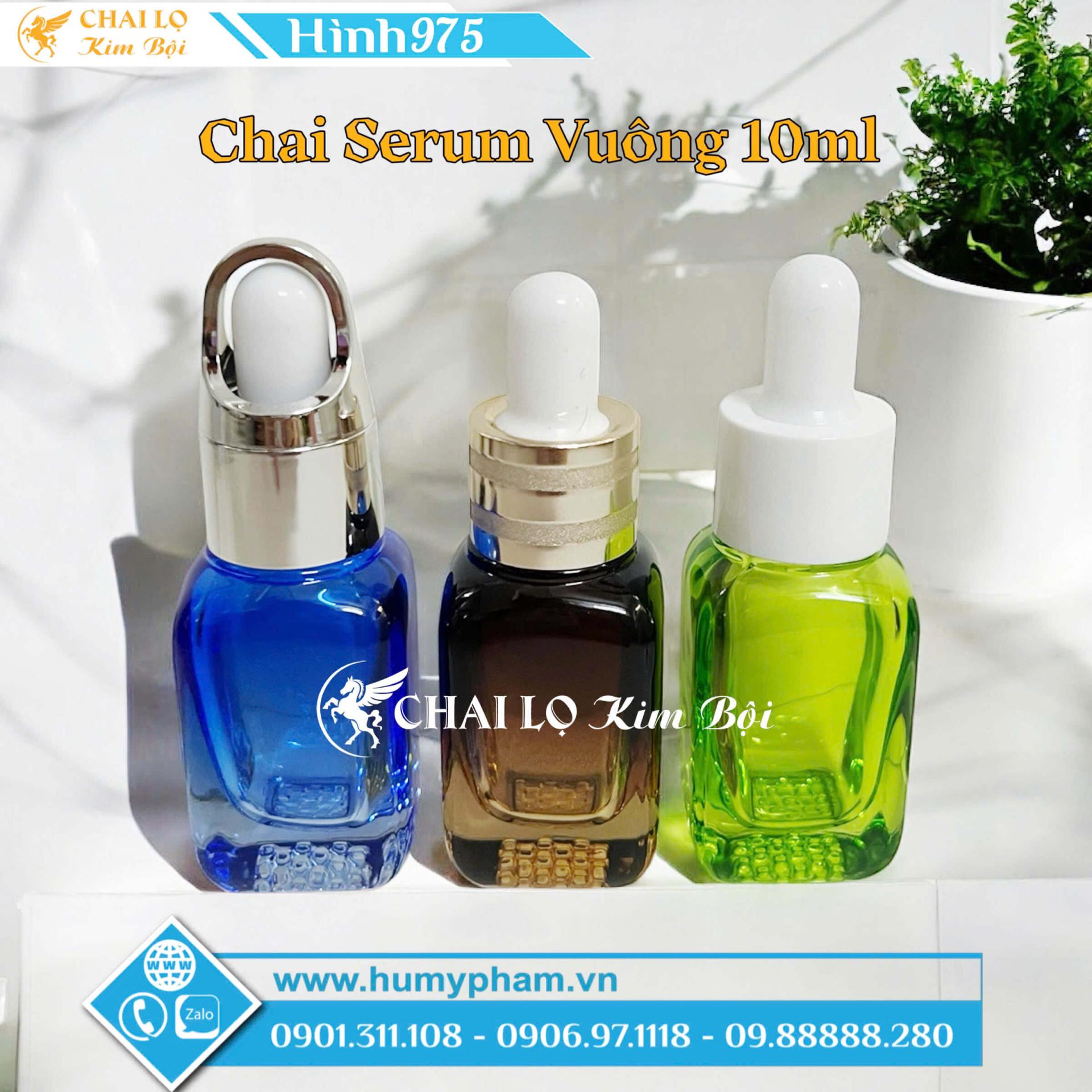 chai serum vuông 10ml