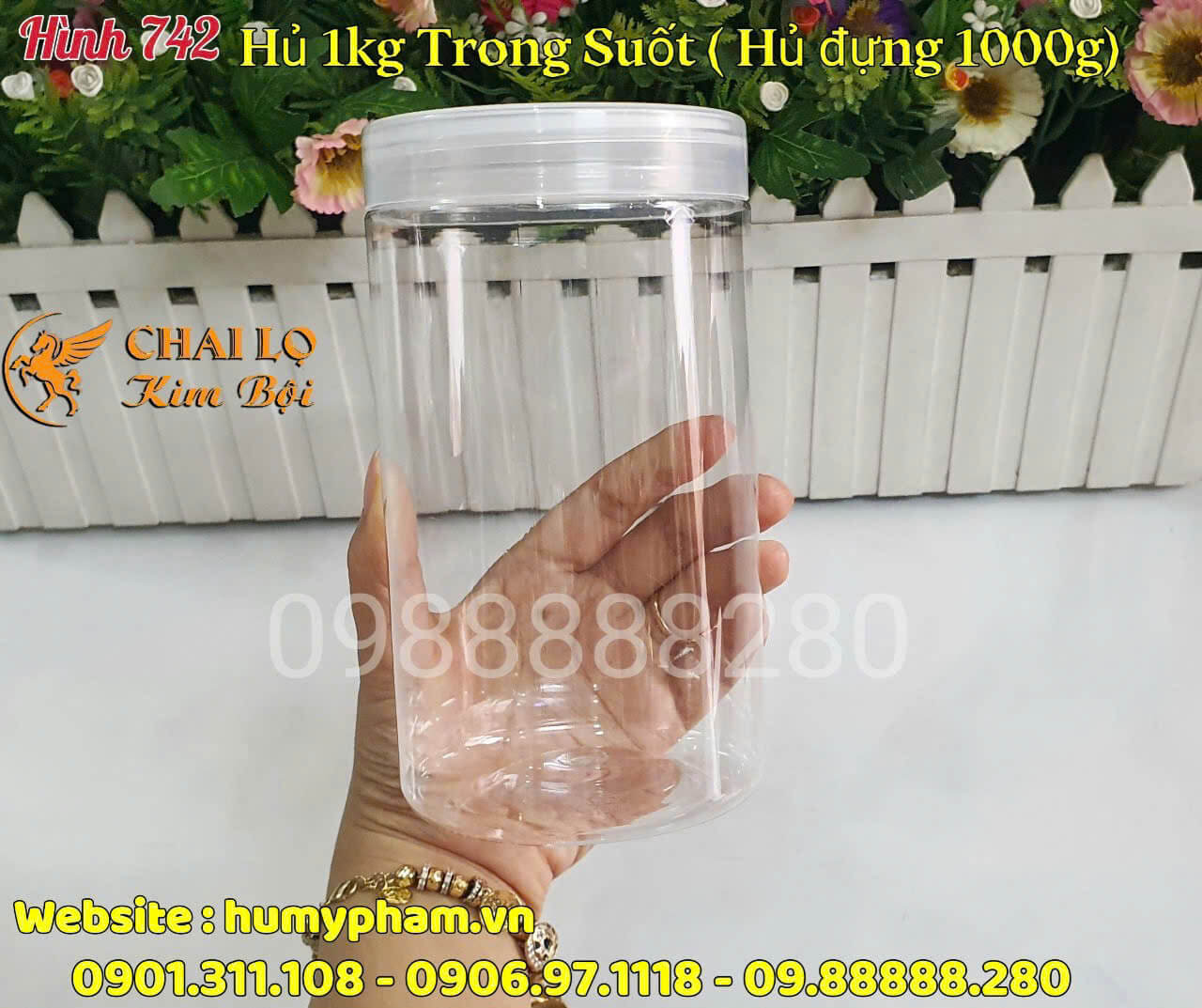 hủ đựng kem body 1000g