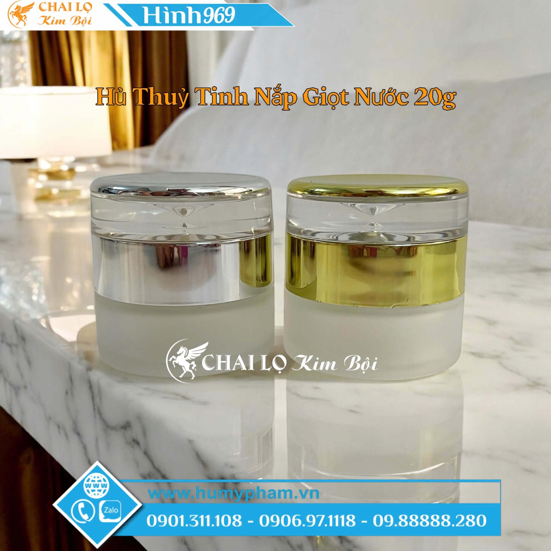 hủ đựng kem thủy tinh