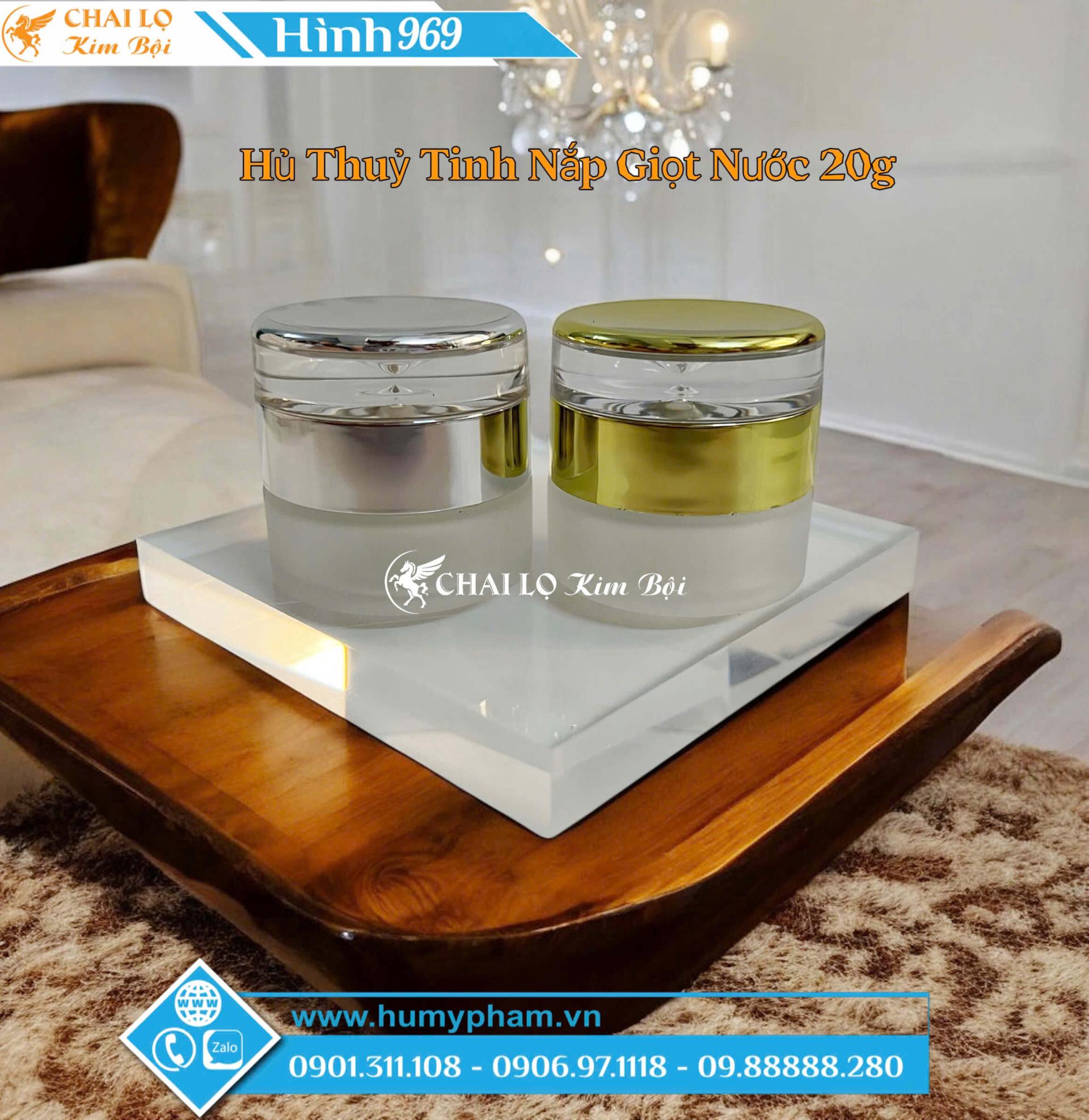 hủ thủy tinh nắp giọt nước