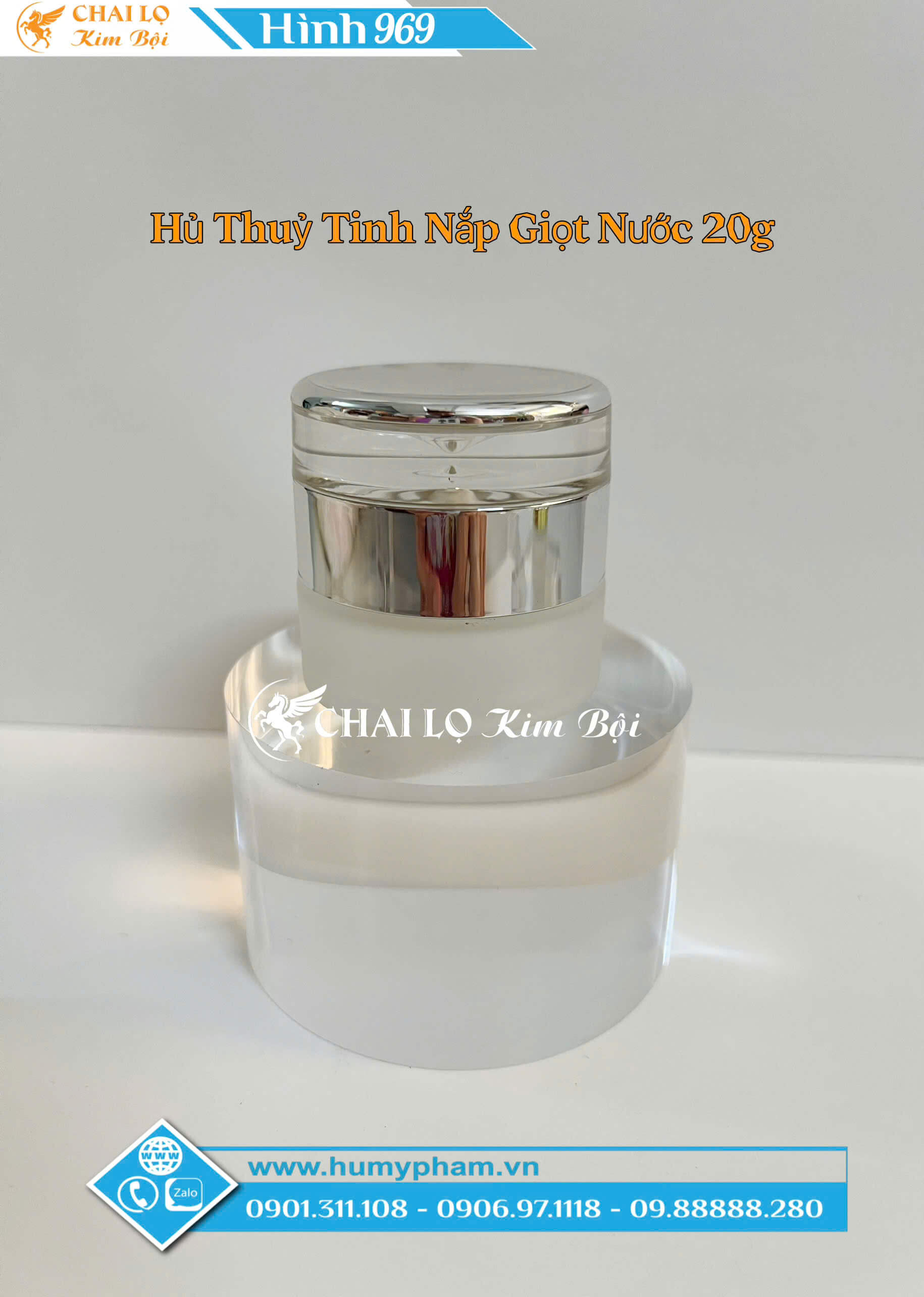 hủ chiết thủy tinh