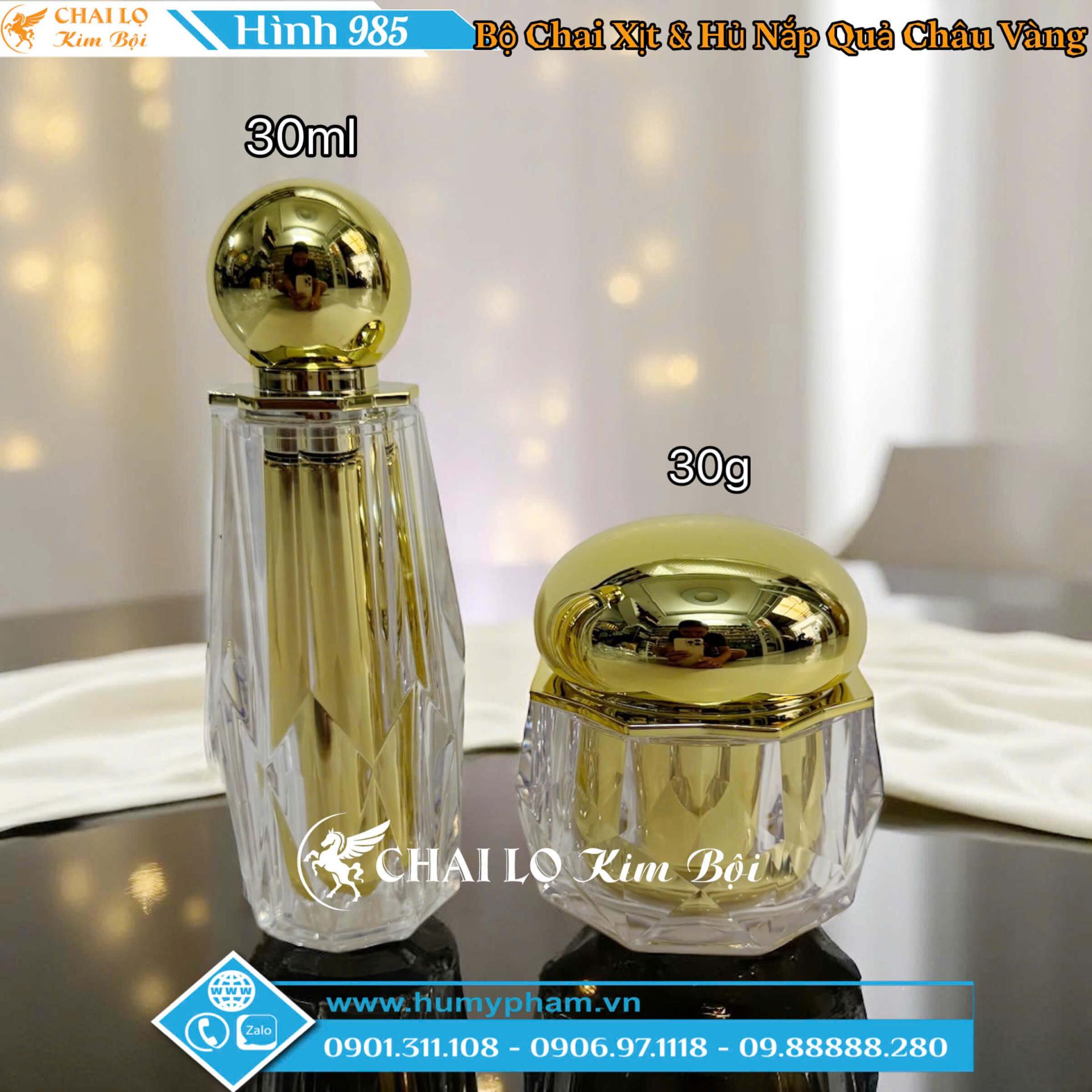 chai lọ chiết mỹ phẩm cao cấp